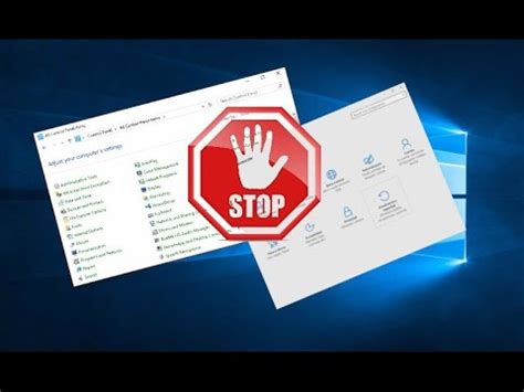 Como Bloquear El Acceso A La Configuraci N Y Panel De Control Windows