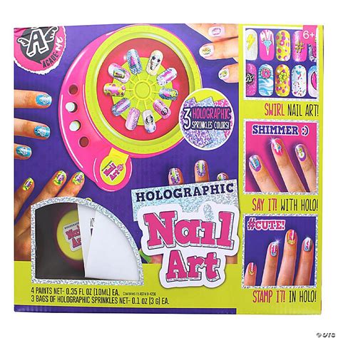 Holographic Nail Art Craft Kit | Oriental Trading