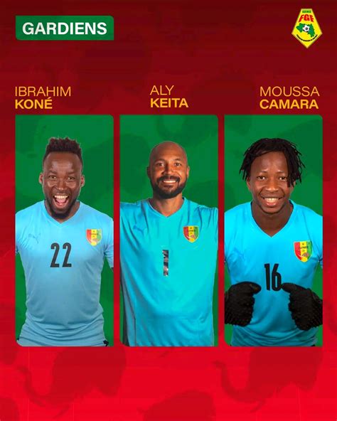 Syli National Voici La Liste Des Joueurs Retenus Pour La Can