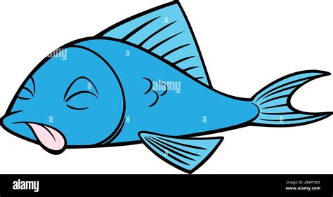 Dead Fish An Illustration Of A Dead Fish Stock Vector Image And Art Alamy