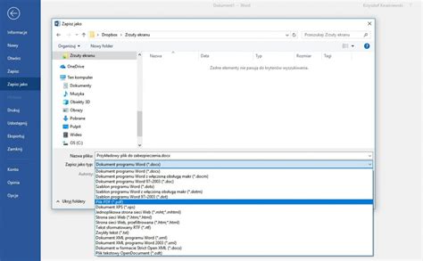 Jak Zapisa Dokument Word Jako Pdf I Zabezpieczy Has Em