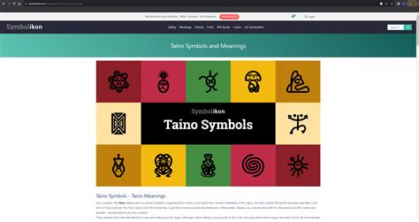 Taino Symbols and Meanings | People’s Graphic Design Archive