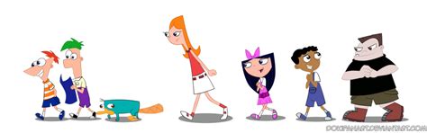 Phineas and Ferb Characters by DokiFanArt on DeviantArt