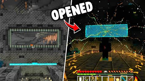 Open The Warden Portal In Minecraft How To Open Ancient City Portal Hindi Youtube