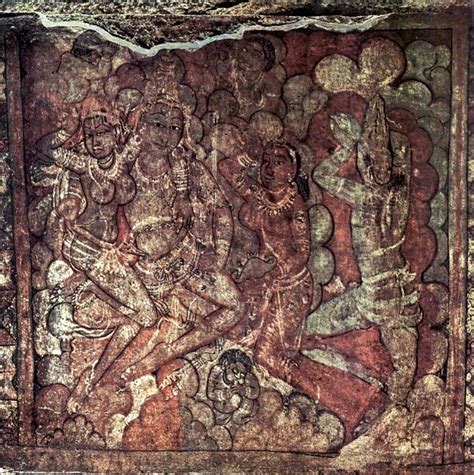 Ancient and medieval Indian cave paintings - Internet encyclopedia | Wandmalerei, Malerei, Malen