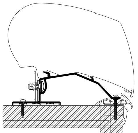 Thule Kiinnityssarja Caravan Roof Adapter X M Caravan Tukku