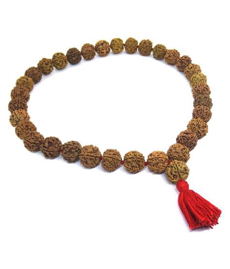 4 Mukhi Face Rudraksha Mala Nepal 321 Beads 14 16 Mm Aaa Quality