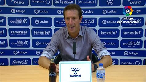 Rueda De Prensa Cd Tenerife Vs Sd Ponferradina Youtube