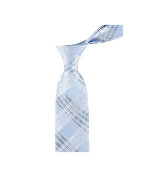 Calvin Klein Beldon Plaid Tie In Blue For Men Lyst