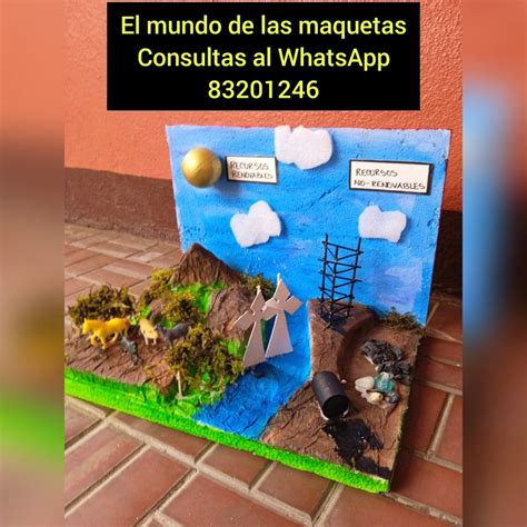 Maqueta Recursos Renovables Y No Renovables Recursos Renovables