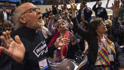 United Methodist Church Votes To Keep Bans On Same Sex Weddings Lgbtq Clergy Npr