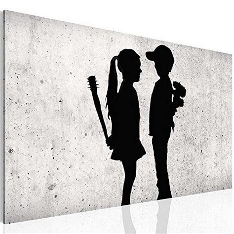 Bilder Kunstdrucke Prestigeart 3021137a Bild Auf Leinwand Banksy