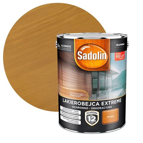 SADOLIN LAKIEROBEJCA DO DREWNA EXTREME Piniowy 4 5L 217 29 zł Bejce