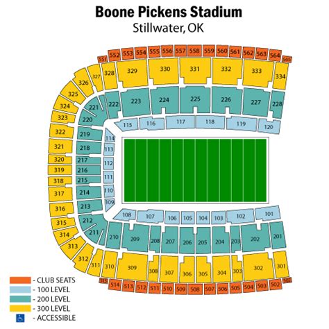 Oklahoma State Football Stadium Seating Chart | Brokeasshome.com