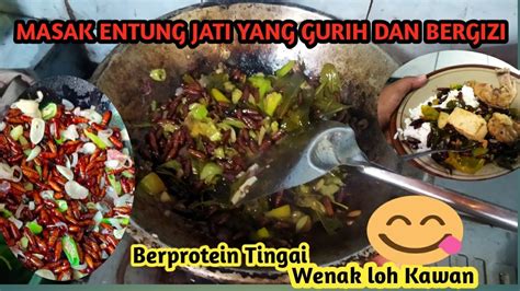 MEMASAK ENTUNG JATI KULINER YG EXTREM INGAT KALAU GAK KUAT BISA