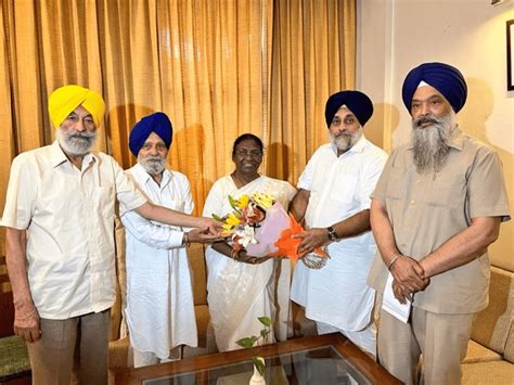 Akali Dal To Support Draupadi Murmu For Presidential Poll