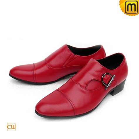 Mens Fashion Dress Shoes Red Cw762051