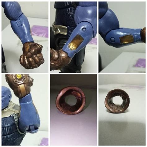 Marvel Legends Armored Thanos Mcu Baf Infinity Gauntlet Kitbash Custom