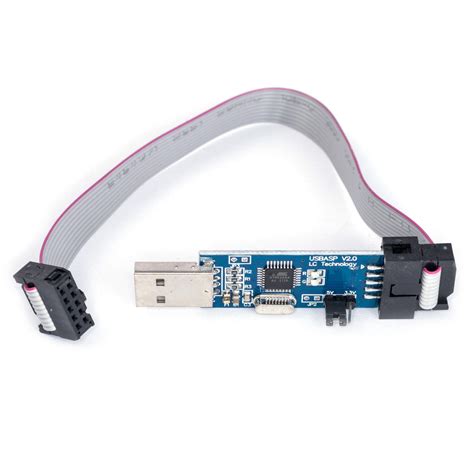 USBASP программатор AVR V2.0 (драйвер и ПО на сайте rcscomponents.kiev ...