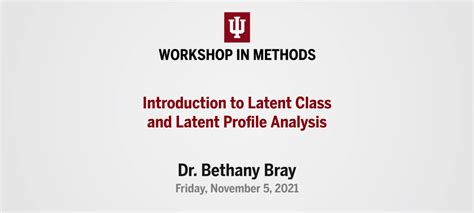 Introduction To Latent Class And Latent Profile Analysis Media