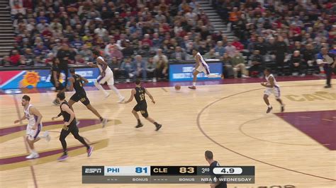 Last Second Field Goal Ers Cavaliers Nba Official