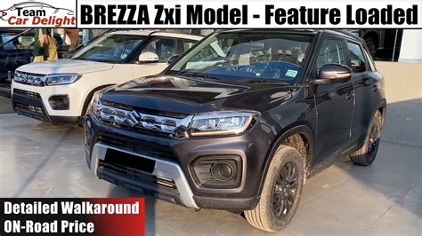 Brezza Zxi Model Detailed Walkaroundon Road Price Brezza Zxi 2020