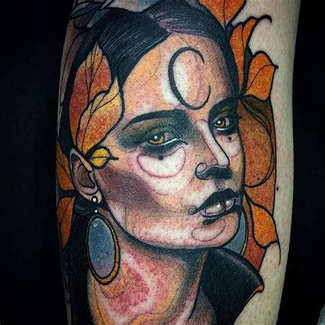 Tattoo uploaded by Stacie Mayer • Moon child tattoo by Jeff Snow. #neotraditional #moonchild # ...