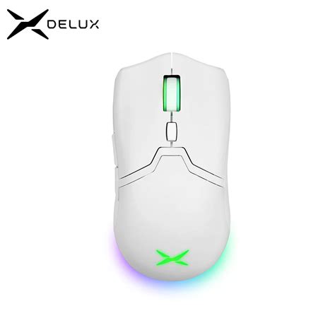 Delux Rat N Inal Mbrico M800 PAW3395 Para Juegos Mouse Recargable Ergon