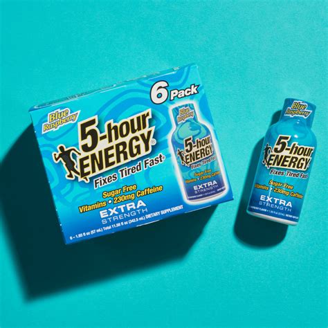 Blue Raspberry Flavor Extra Strength 5 Hour Energy Shots 5 Hour Energy