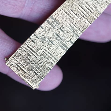 Mm Gay Freres Textured Bracelet Inches Wind Vintage