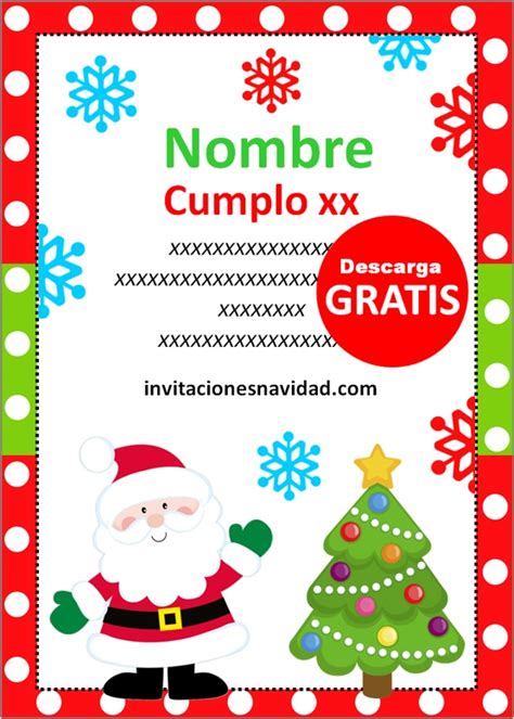 Invitaciones De Navidad Para Niños Invitaciones Navidad