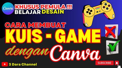 Cara Membuat Kuis Atau Game Dengan Canva Cara Membuat Kuis Interaktif