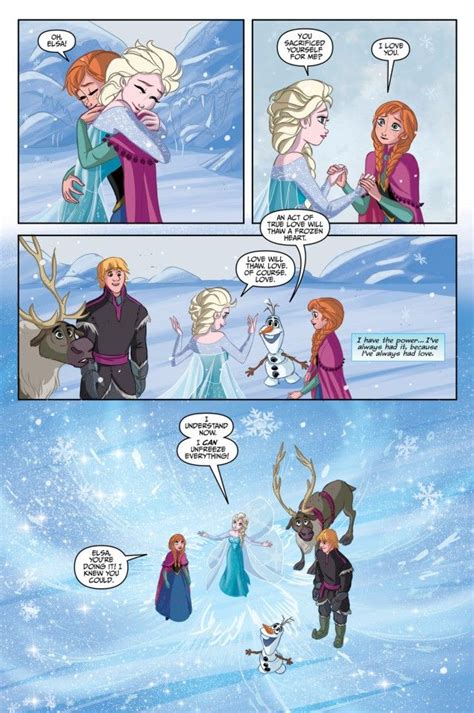 Frozen Princesses Comic Strip