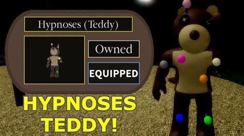 How To Get The Hypnoses Teddy Skin In Piggy Hard Mode Roblox