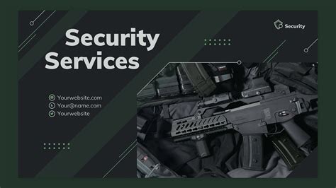 Security Guard Services Powerpoint Presentation Template Youtube