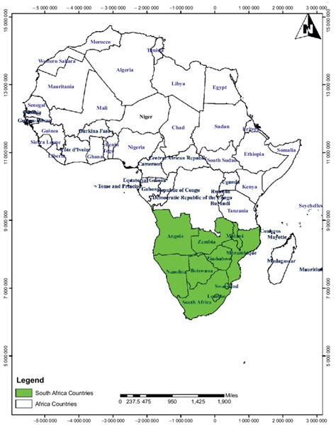 Countries of Southern African sub-region | Download Scientific Diagram