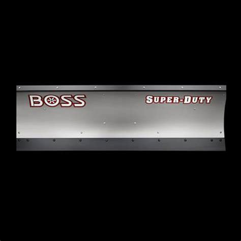 Boss 8 Stainless Super Duty Straight Blade Snowplow Holmes Rental