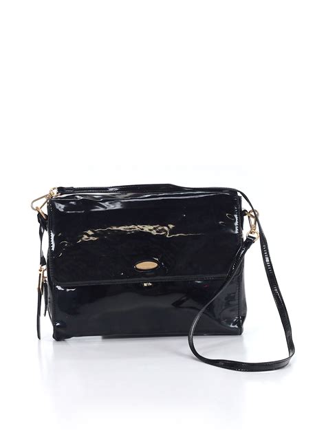 Tahari Solid Black Crossbody Bag One Size 96 Off ThredUP