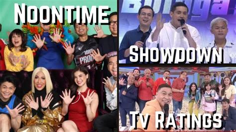 NOONTIME SHOWDOWN TV RATINGS Nilampaso Nga Ba Ng SHOWTIME Ang TVJ5 At