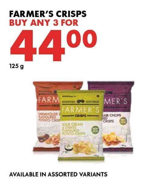 Farmers Crisps 125g Offer At Woolworths