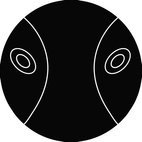 Black and White camera lens cap in flat style. 24252120 Vector Art at