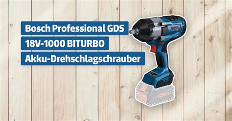 Bosch Professional Gds V Biturbo Akku Drehschlagschrauber