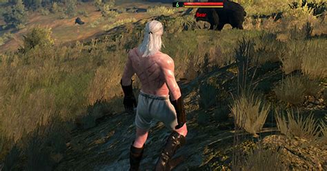 Witcher 3 Naked Fight Rock Paper Shotgun