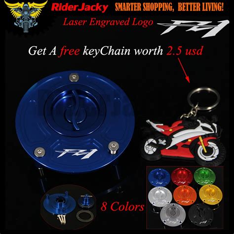 CNC Aluminum Keyless Motorcycle Accessories Fuel Gas Tank Cap Cover For Yamaha FZ1 FAZER FZ 1 ...