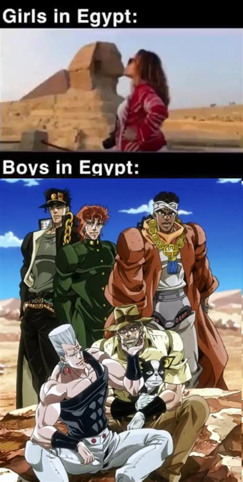 Egyptian Walk Walk Like An Egyptian Jojo Bizzare Adventure Jojos