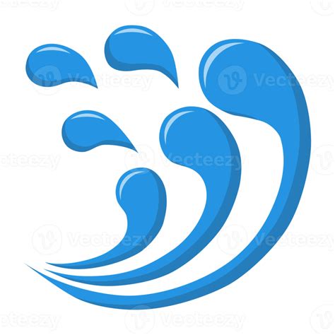 Water Splash Icon Or Logo 18888783 Png