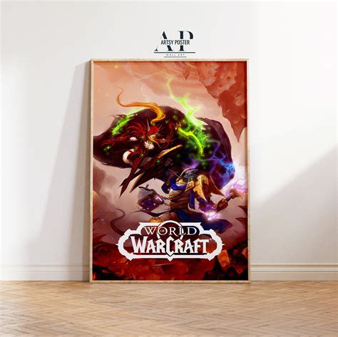 World of Warcraft Game Poster, Battle for Azeroth Wall Art, Fine Art ...