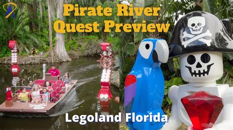 Preview Of Pirate River Quest Ride At Legoland Florida Youtube