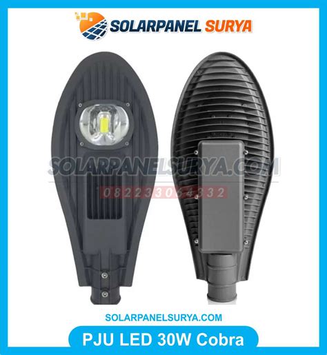 Jual Lampu PJU LED 30 Watt Cobra AC DC SOLARPANELSURYA