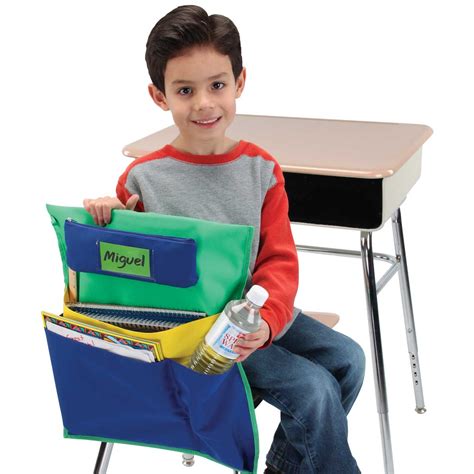 Deluxe Multi-Pocket Chair Pockets with Pencil Case and Water Bottle ...